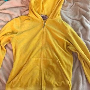 Juicy couture terry cloth hooded jacket